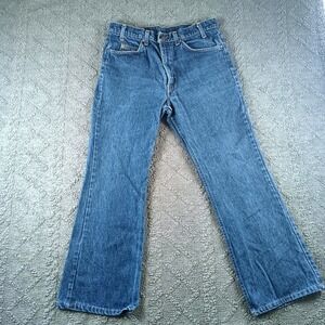 Vintage Levi's 217 Boot Cut Jeans: Orange Tab Denim, Made In USA, Waist 30